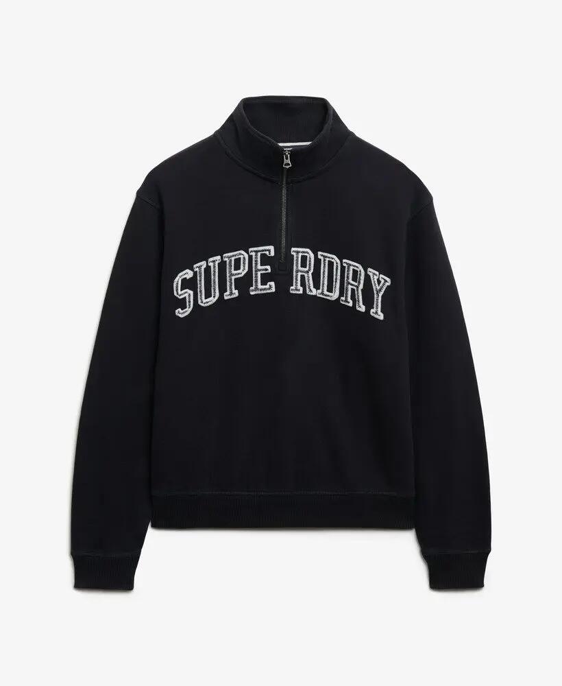 superdry Sudadera half zip Athletic Essentials 100% algodón, corte holgado – 6/6