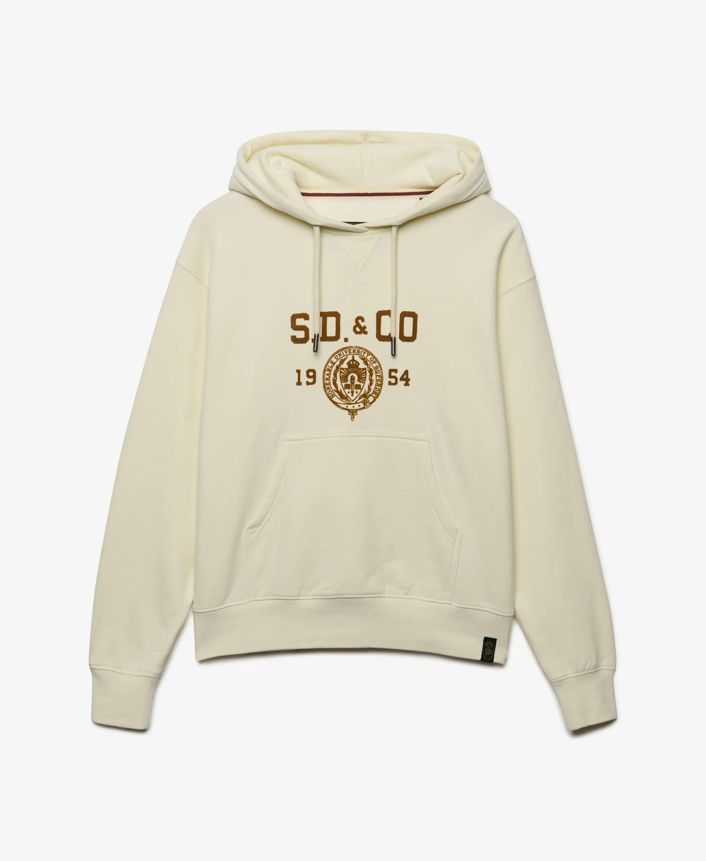 superdry sweatshirt com capuz Athletic Flock em algodão e poliéster reciclado – 7/7