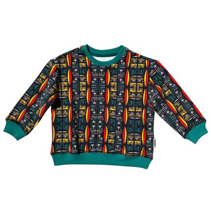 Enfant Surf Sweat Léger Coton Imprimé Coquillages Sandy Beach