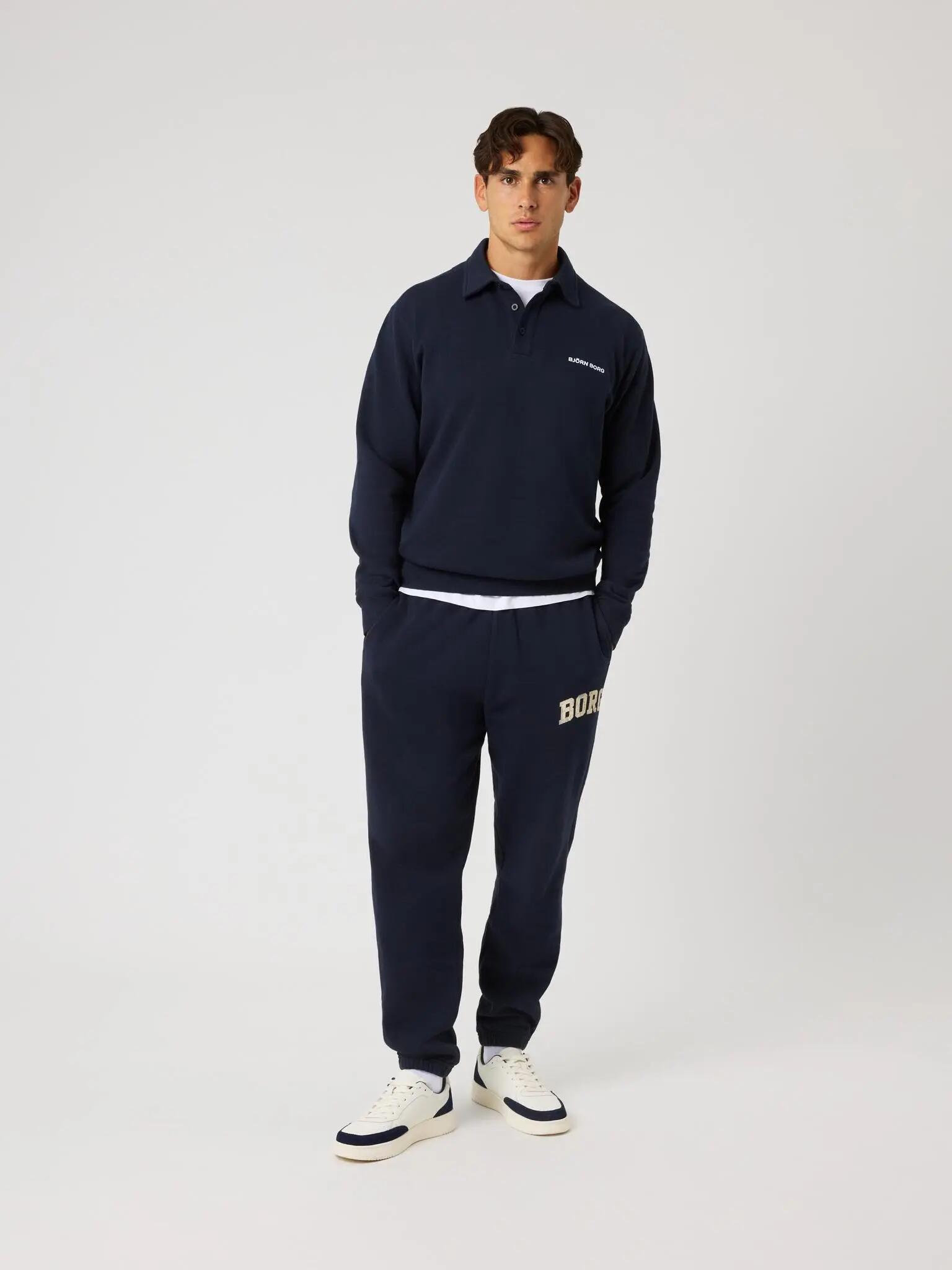 bjorn_borg Polo Sweatshirt classico da uomo – NIGHT SKY 3/5