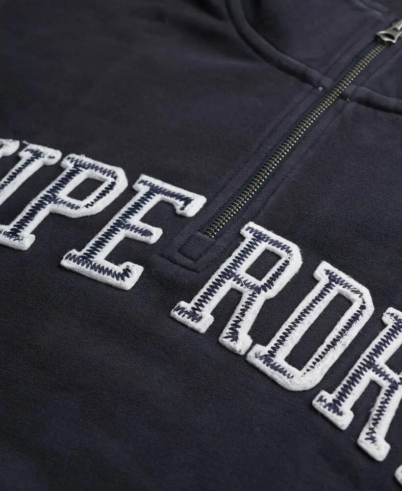superdry Sudadera half zip Athletic Essentials 100% algodón, corte holgado – 5/6