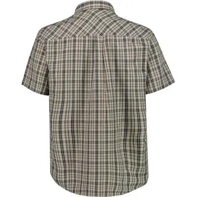 camisa hombre 100% poliéster – 16ZV Vaniglia-Antracite-Corda 2/4