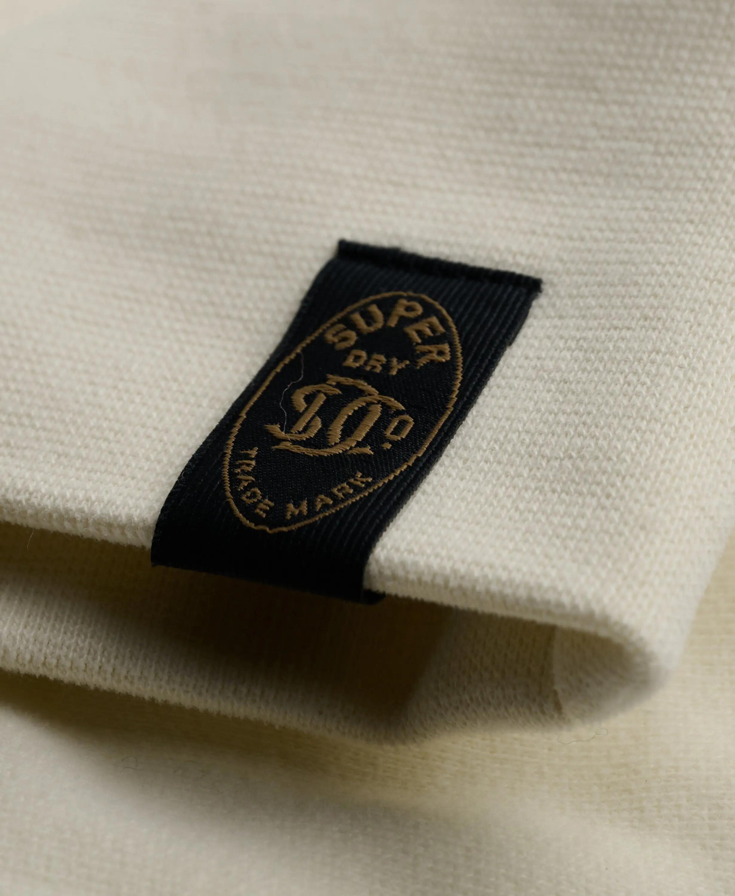 superdry sweatshirt com capuz Athletic Flock em algodão e poliéster reciclado – 6/7