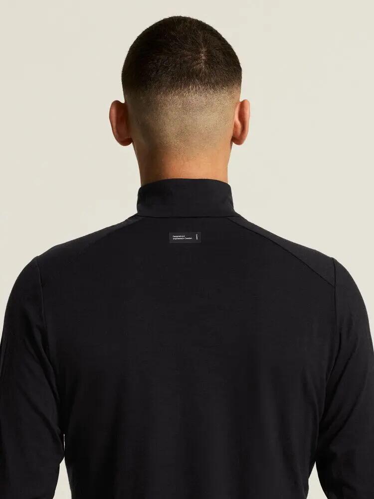 Wool Wind HZ LS M camisola manga comprida isolante corta-vento – Black 4/7