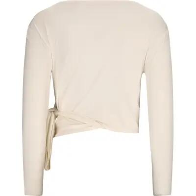 athlecia Walyn W Wrap blouse van viscose met stretch – 1207 Vaporous Gray 2/4