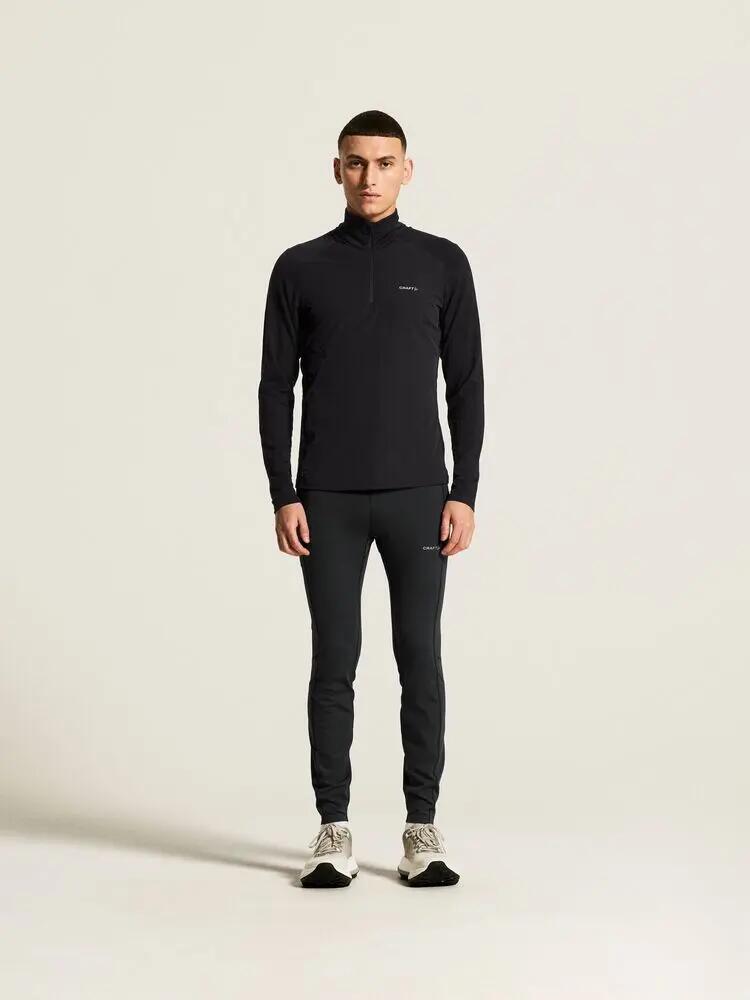 Wool Wind HZ LS M camisola manga comprida isolante corta-vento – Black 3/7