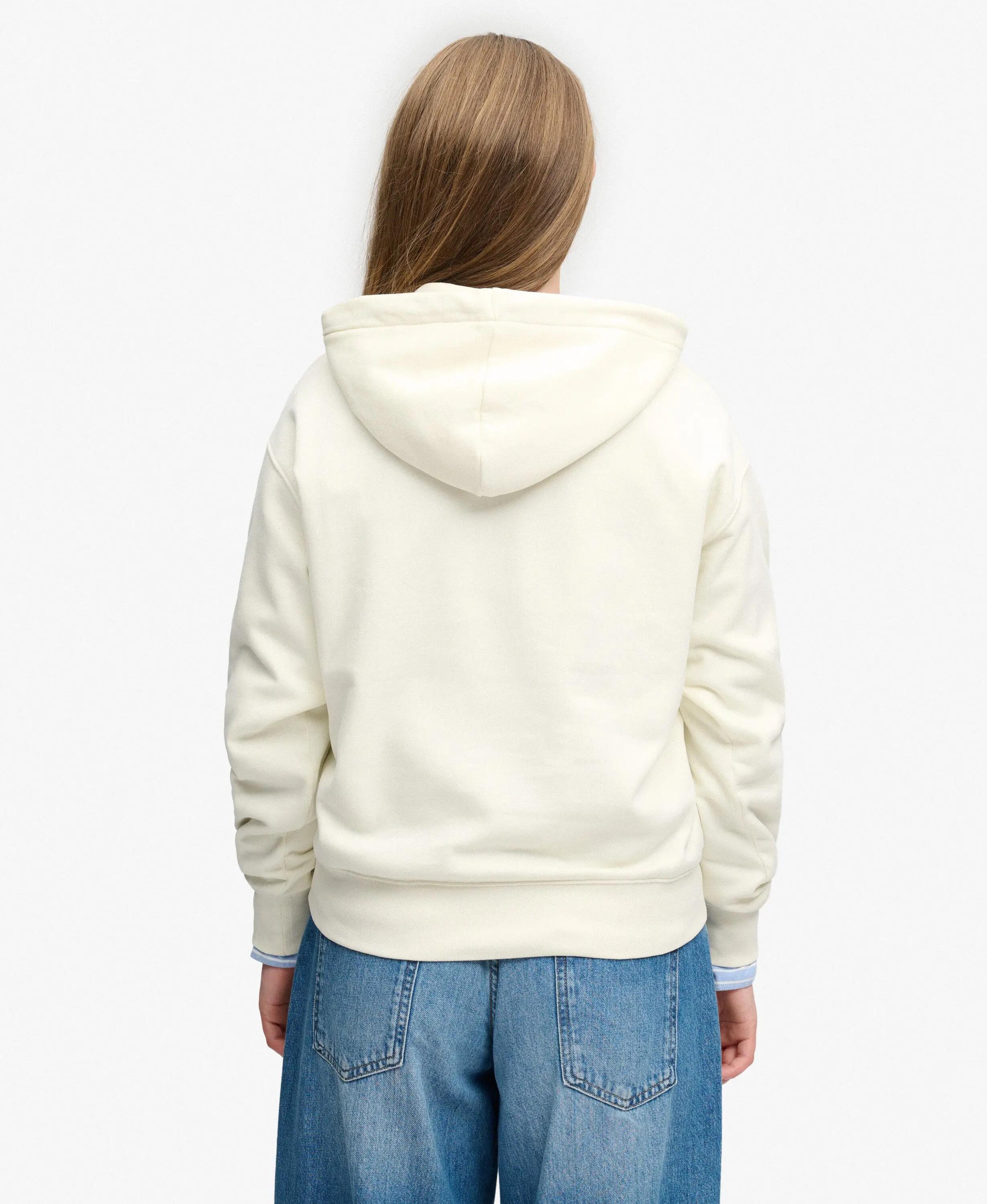 superdry sweatshirt com capuz Athletic Flock em algodão e poliéster reciclado – 5/7