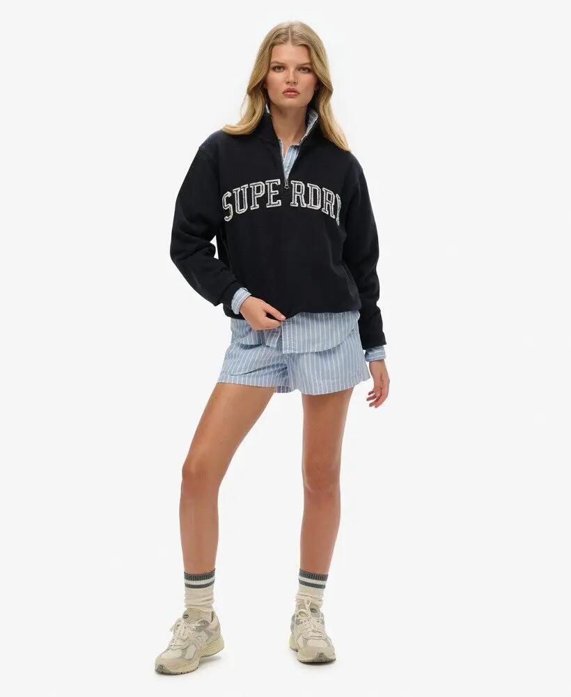 superdry Sudadera half zip Athletic Essentials 100% algodón, corte holgado – 2/6
