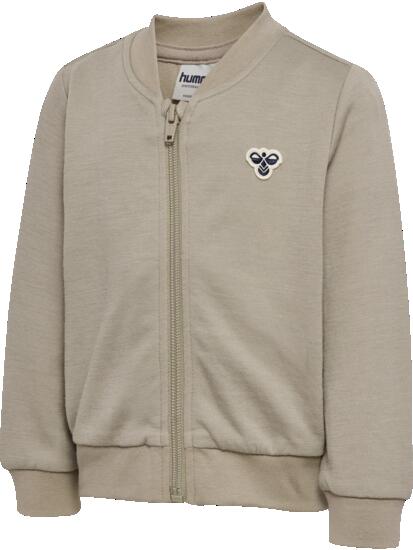 hummel Veste zippée en laine pour enfants — chaleur naturelle – VINTAGE KHAKI