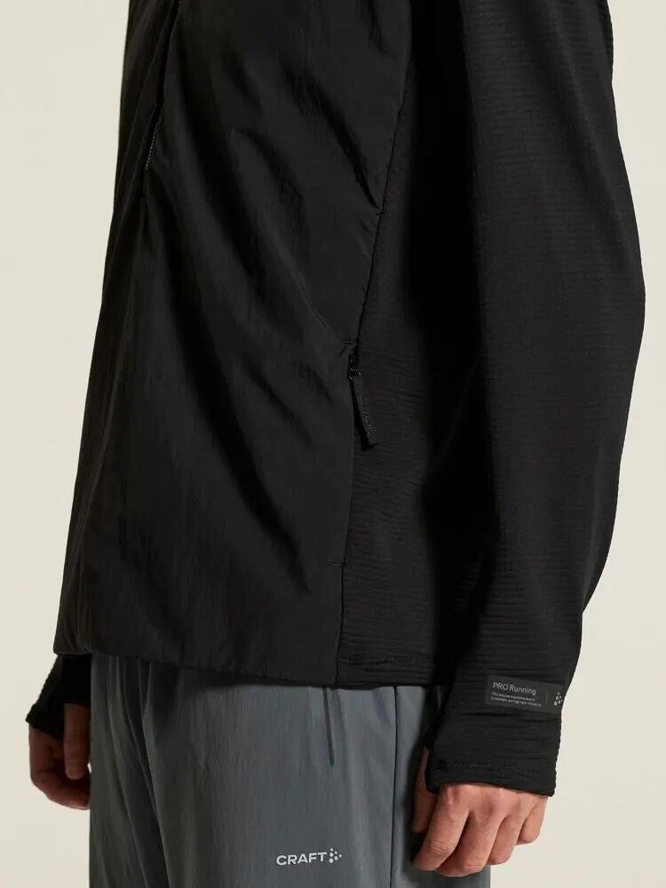 craft SubZ Light Hood Sweater M – felpa con cappuccio e fronte isolato – Black 7/7