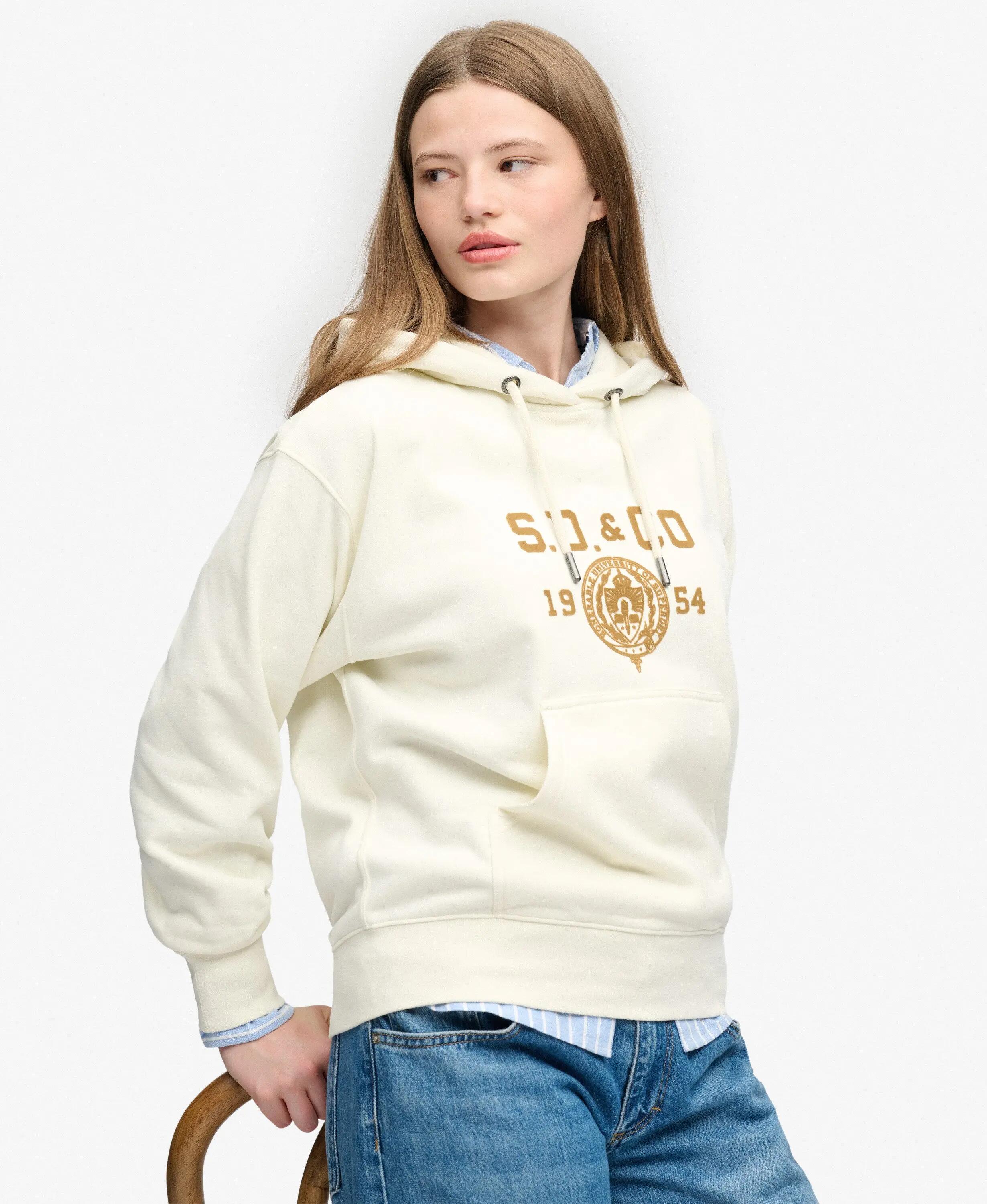 superdry sweatshirt com capuz Athletic Flock em algodão e poliéster reciclado – 2/7