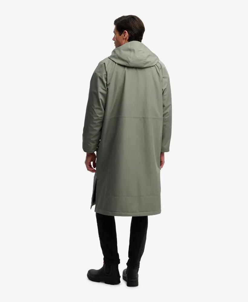 superdry Ultimate Robe impermeável – corte boxy, forro borg – Freestyle Green 7/7