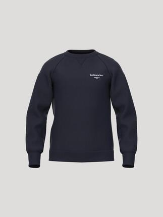 bjorn_borg BORG ESSENTIAL 1 SWEATSHIRT junior en polyester recyclé – LIGHT GREY