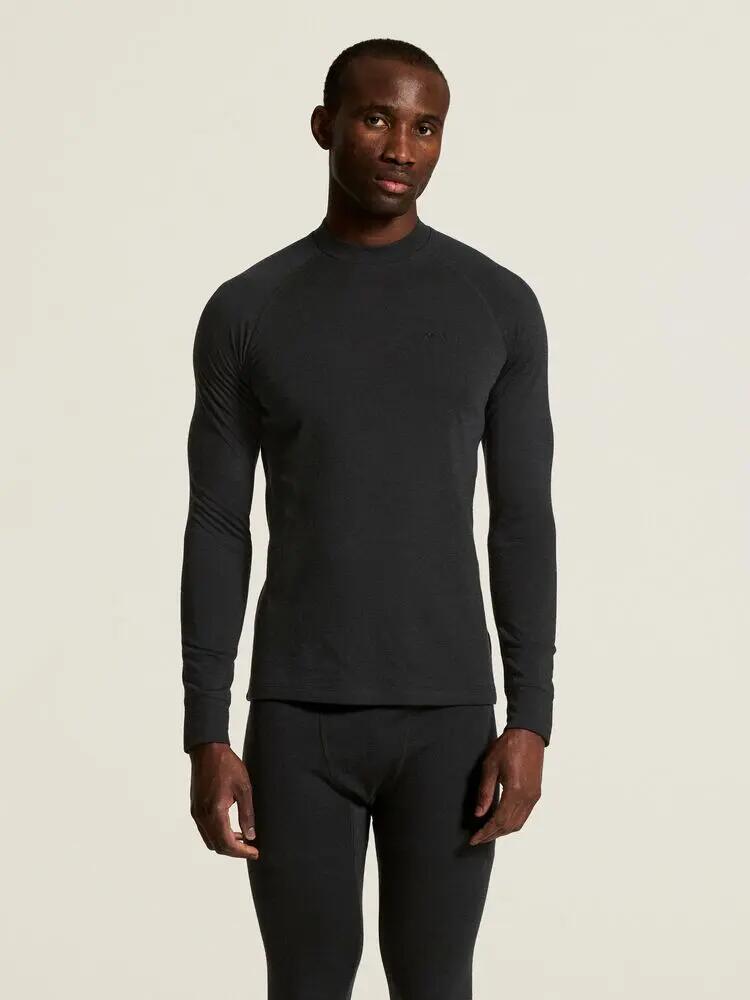 craft T-shirt manga comprida Wool Comfort RN LS aquecimento natural – Black 7/7