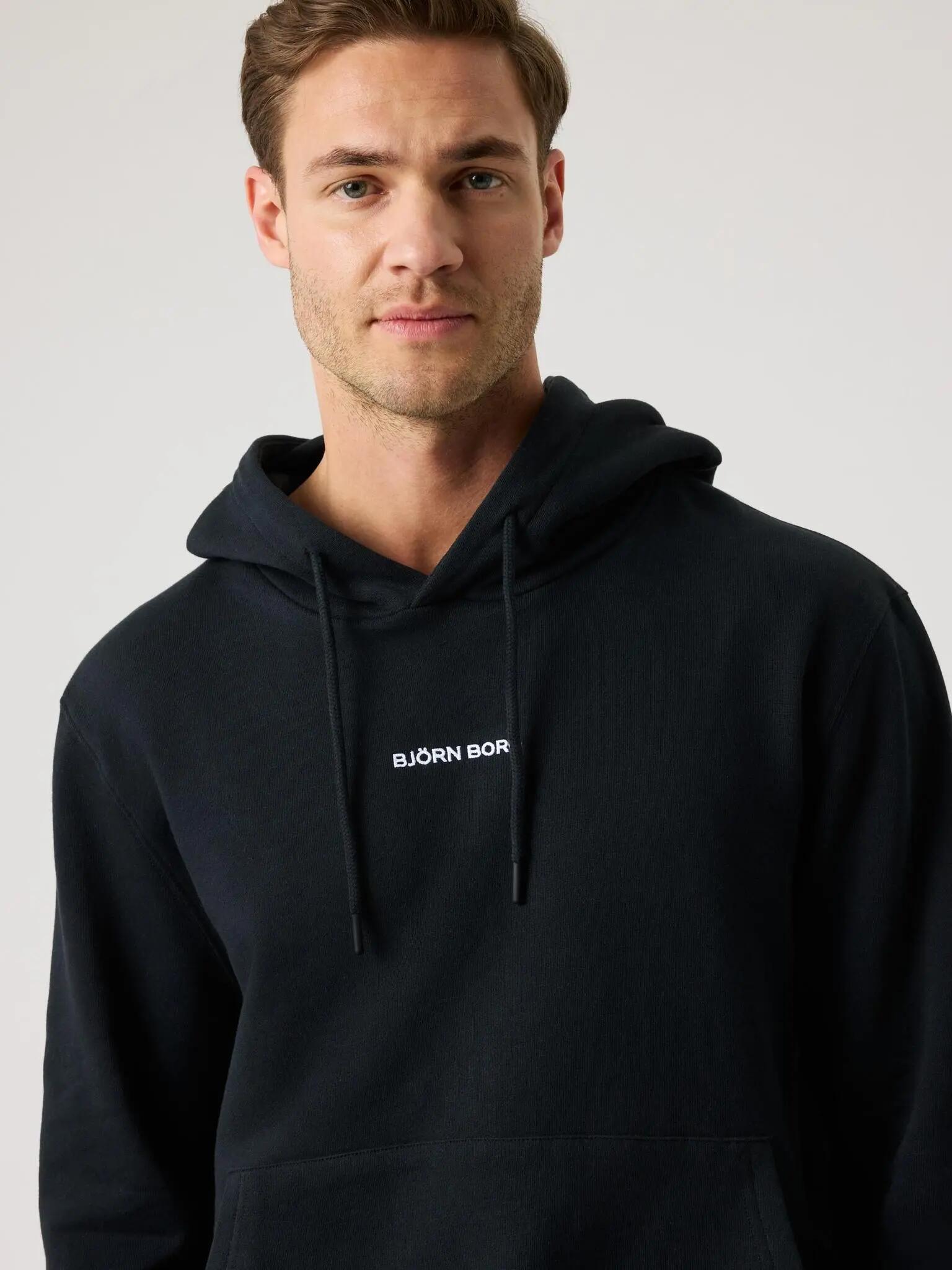 bjorn_borg BORG CLASSIC HOODIE felpa con cappuccio uomo – BLACK BEAUTY 5/5