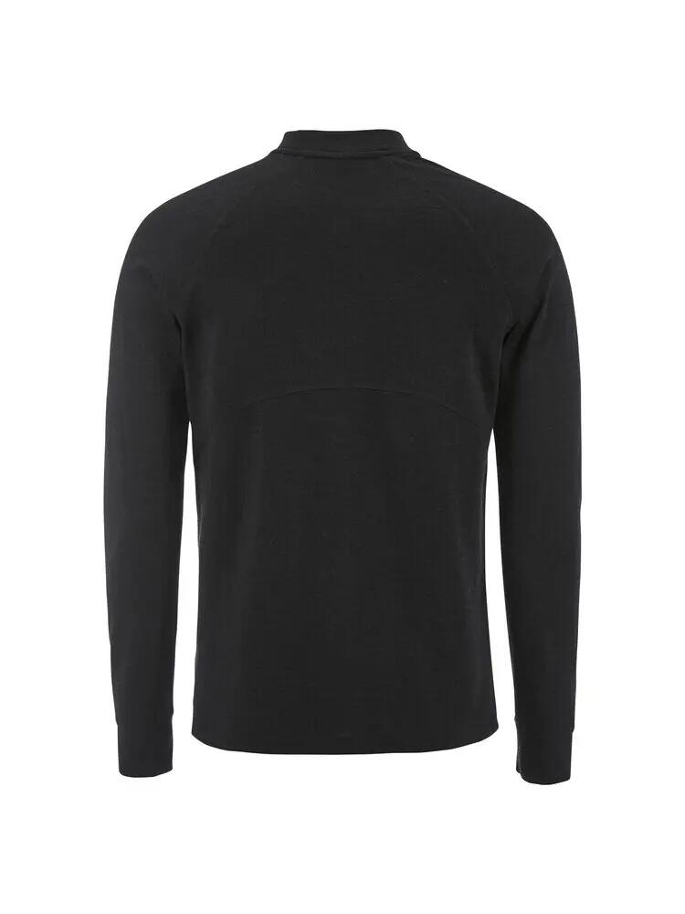 craft T-shirt manga comprida Wool Comfort RN LS aquecimento natural – Black 2/7