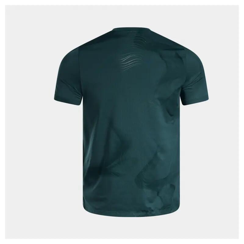 Camiseta manga corta Joma R-Night verde turquesa running hombre 3/4