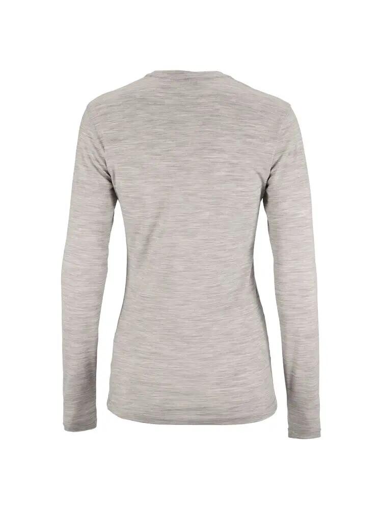 craft T-Shirt manga comprida Wool 95 LS CN com 95% lã merino – Grey/Melange 2/7