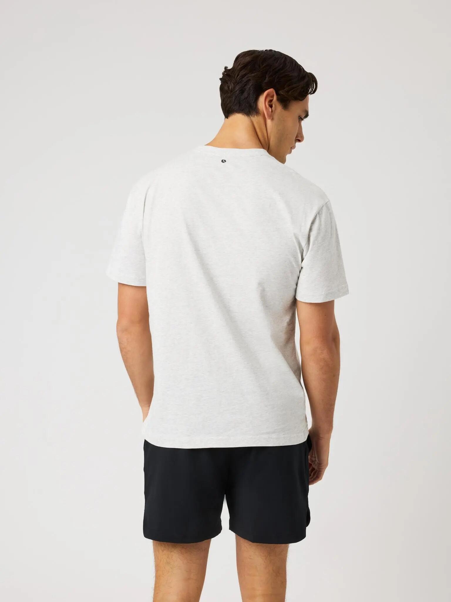 bjorn_borg T-shirt BORG CLASSIC PRINT – ULTRA LIGHT GREY MELANGE 2/5
