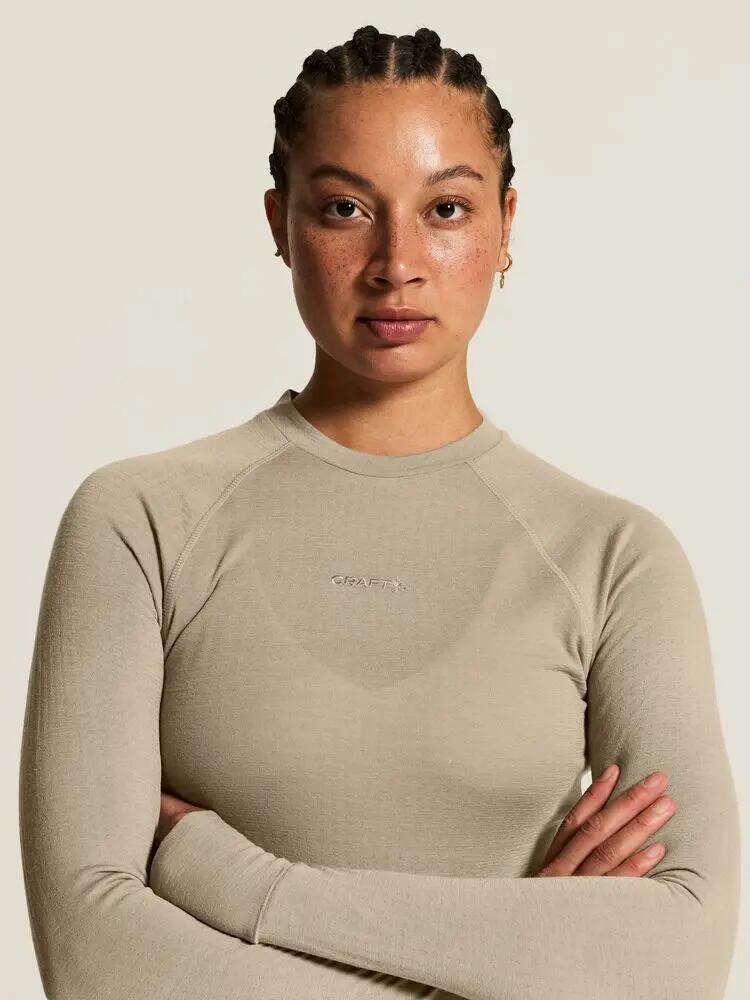 craft Maglia Wool Comfort RN manica lunga isolamento e gestione umidità – Hay 7/7