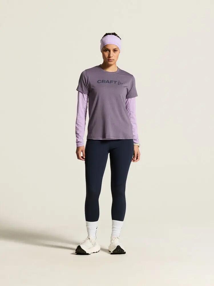 craft Essence Logo Tee 2 W Trainingsshirt van gerecycled mesh – Cadet 3/7