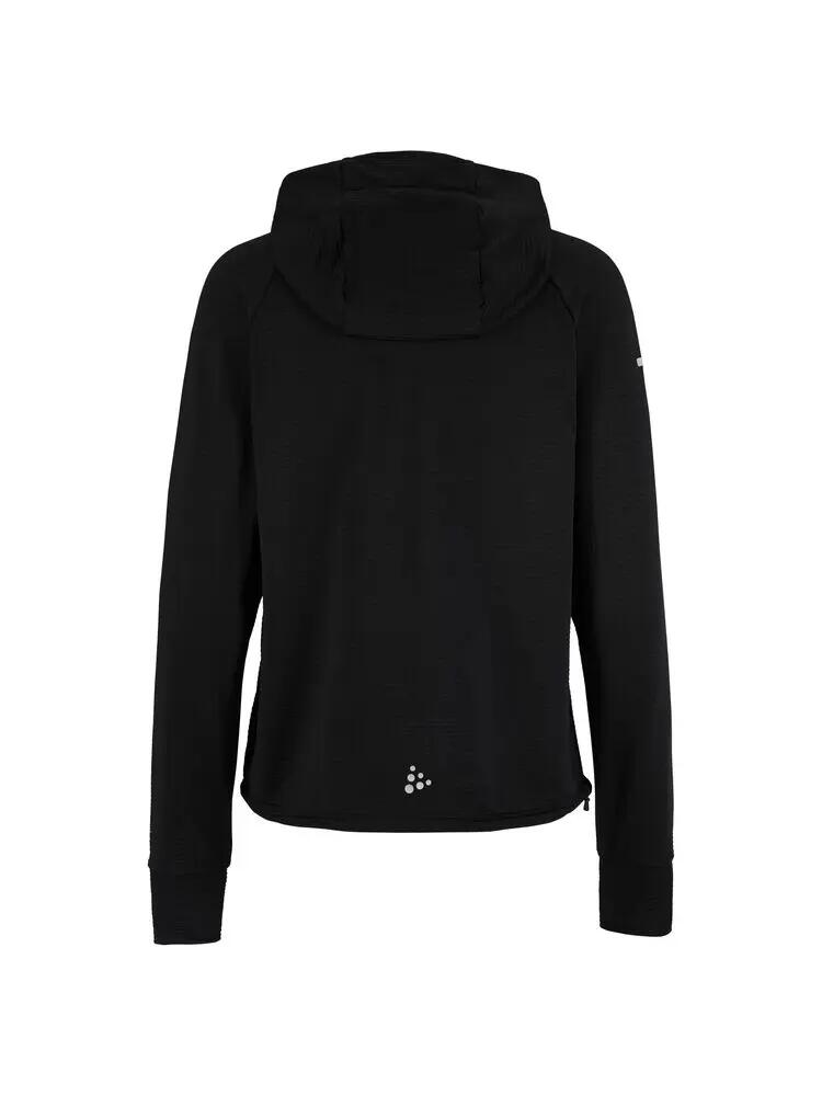 craft SubZ Light Hood Sweater W felpa con cappuccio isolata davanti – Black 2/7