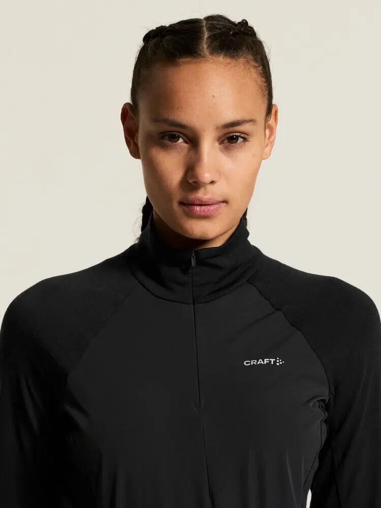 Wool Wind HZ LS W camisola manga comprida térmica corta-vento – Black 5/7