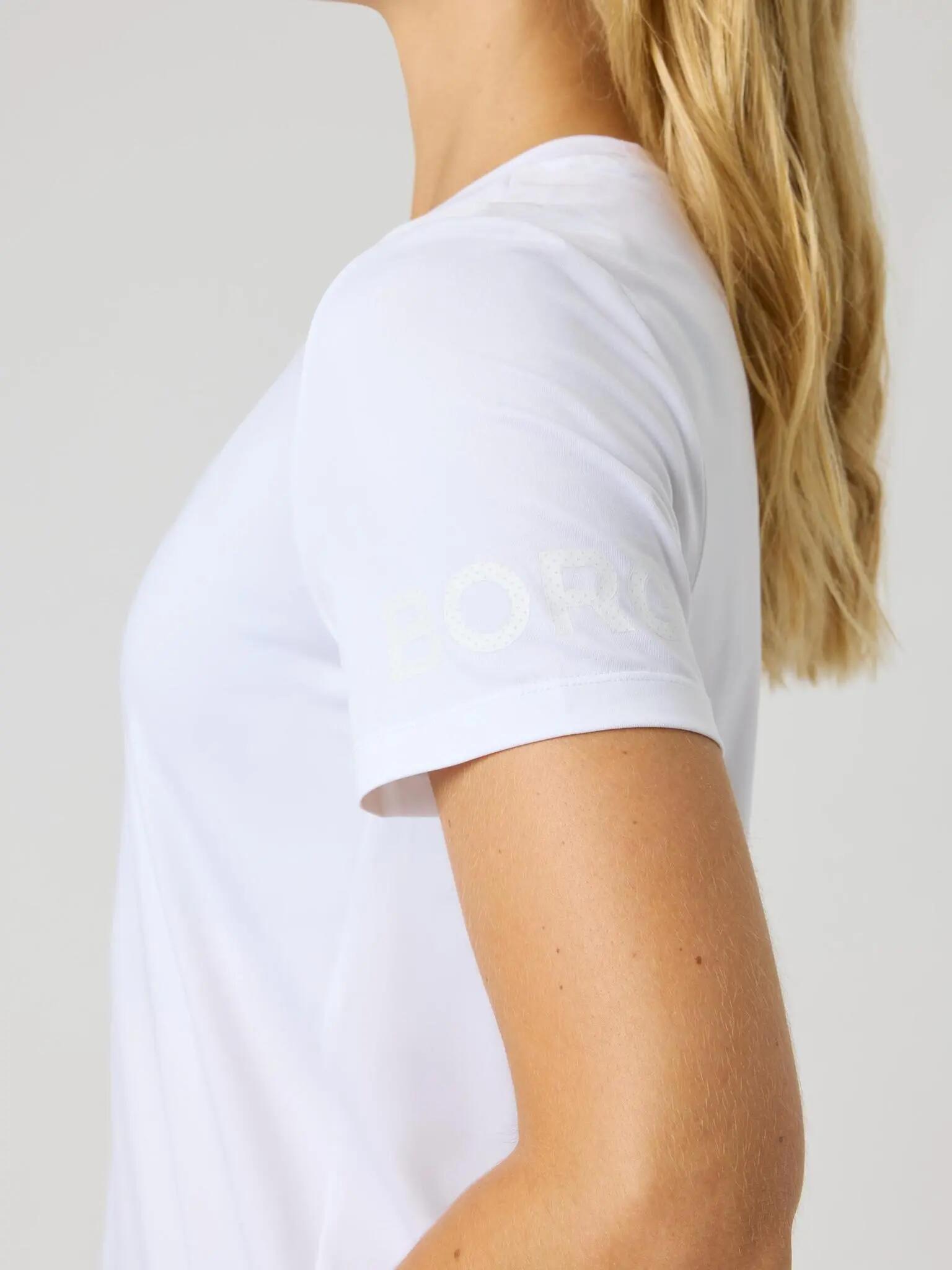 T-shirt BORG in poliestere riciclato – BRILLIANT WHITE 4/4