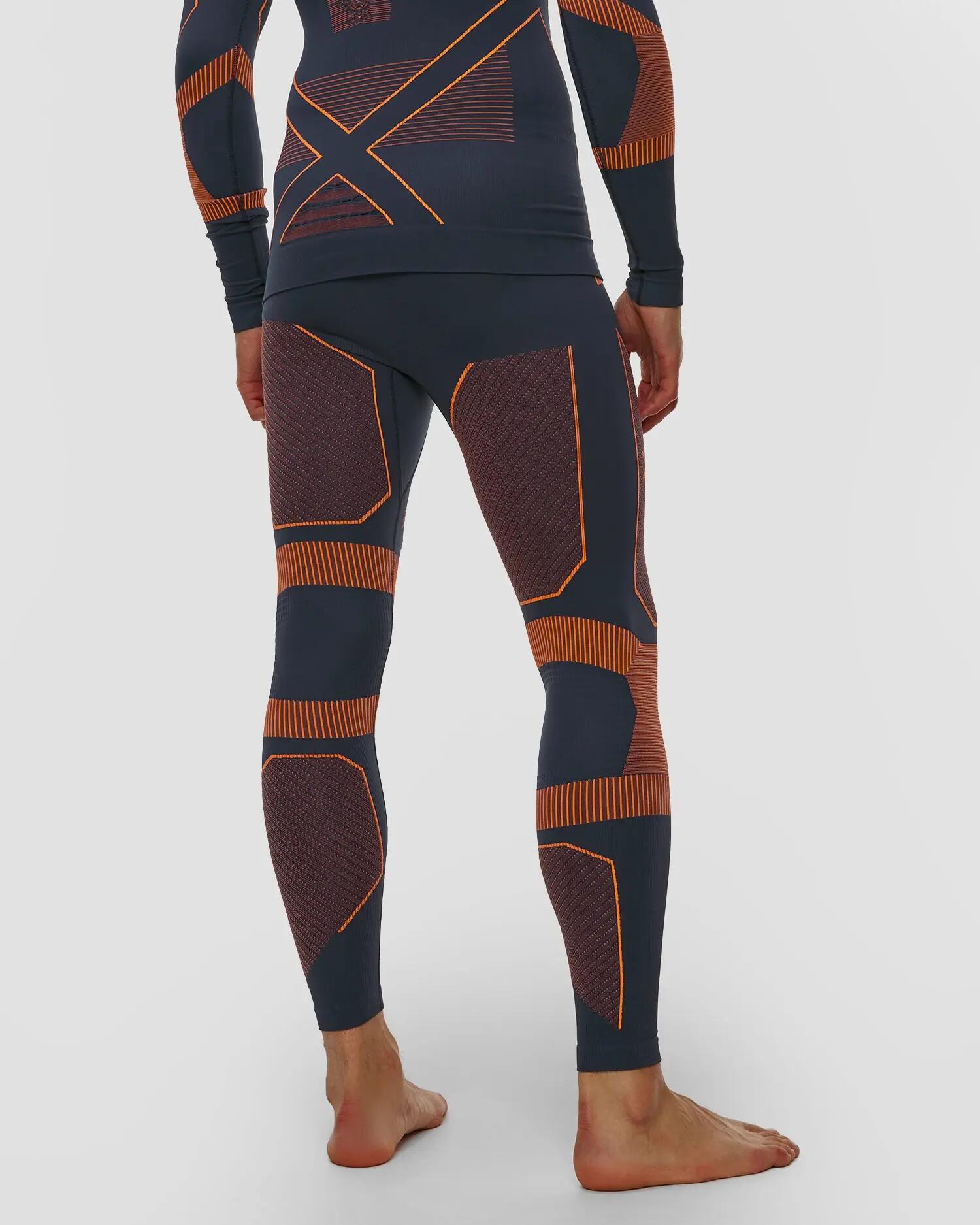 Kalesony męskie X-Bionic ENERGY ACCUMULATOR LIGHT PANTS MEN MARINE/ORANGE 5/7