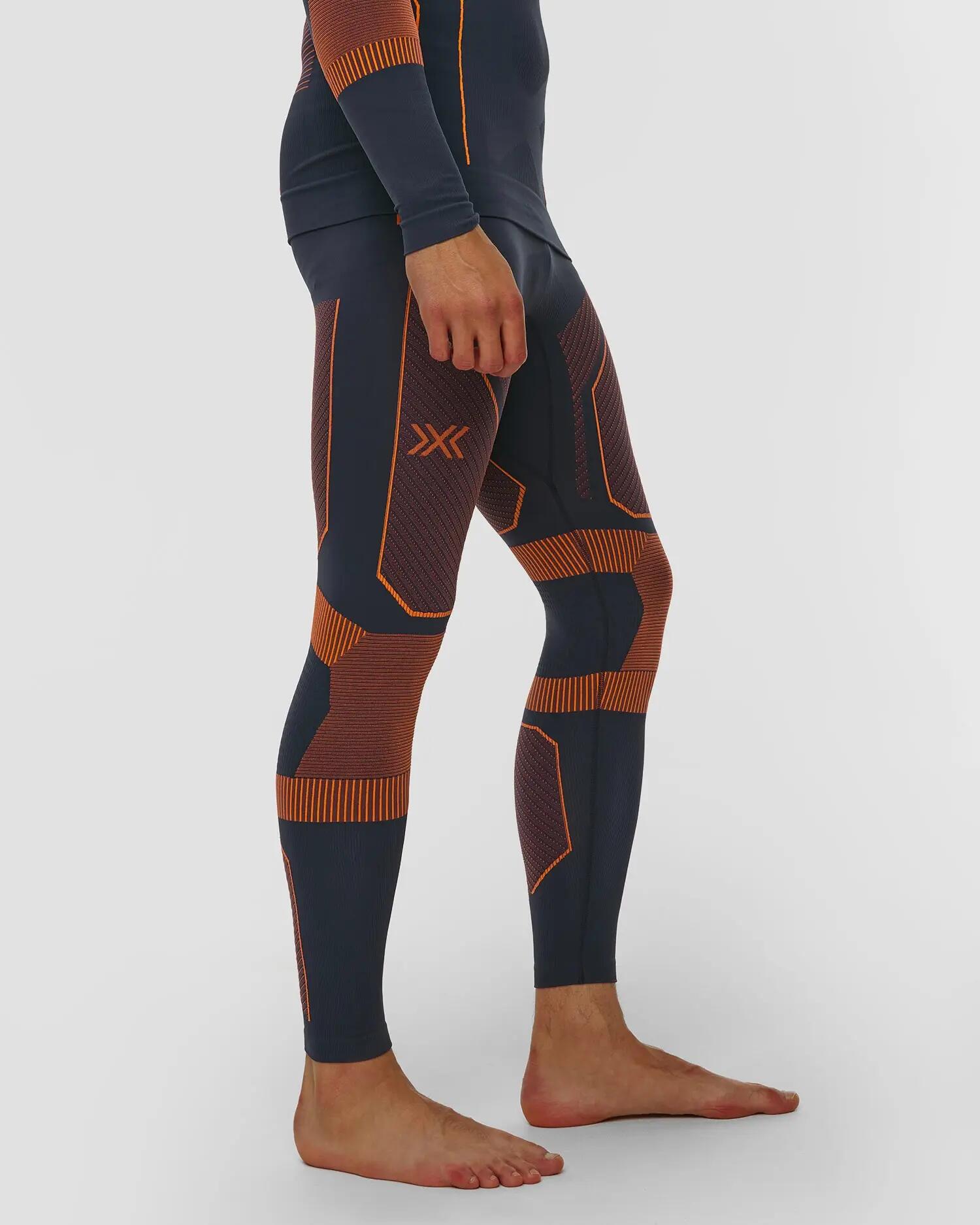 Kalesony męskie X-Bionic ENERGY ACCUMULATOR LIGHT PANTS MEN MARINE/ORANGE 4/7