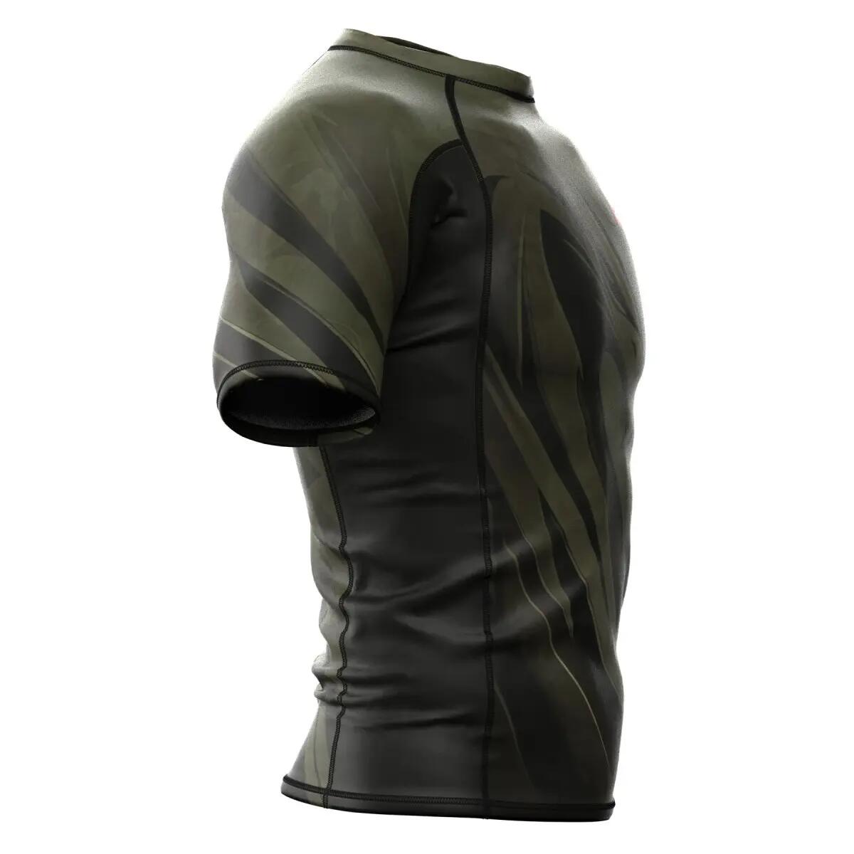 Rashguard à manches courtes pour homme MMA EXTREME HOBBY POLSKA ULTIMATE 3/6