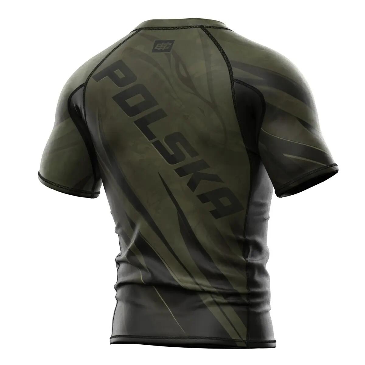 Rashguard à manches courtes pour homme MMA EXTREME HOBBY POLSKA ULTIMATE 2/6