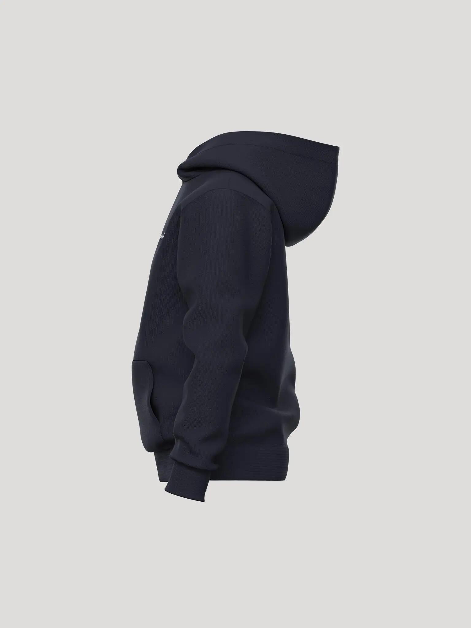 bjorn_borg BORG ESSENTIAL 1 HOODIE van gerecycled polyester – NIGHT SKY 3/4