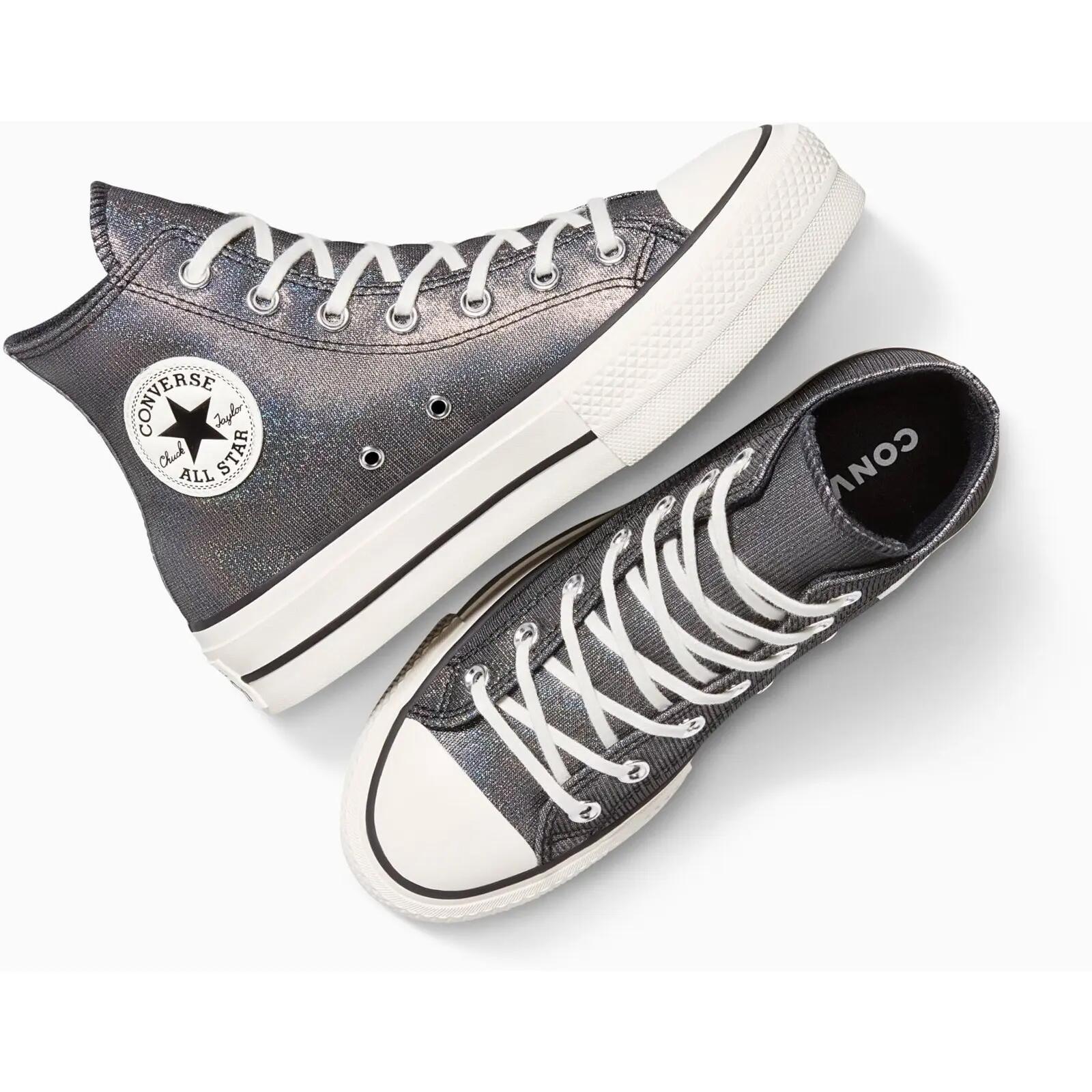 Tenisky Converse Chuck Taylor All Star Lift Platform, šedé, unisex 3/5
