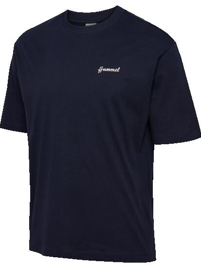 hummel T-shirt d'entraînement hmlCLUB manches courtes en coton bio – NIGHT SKY