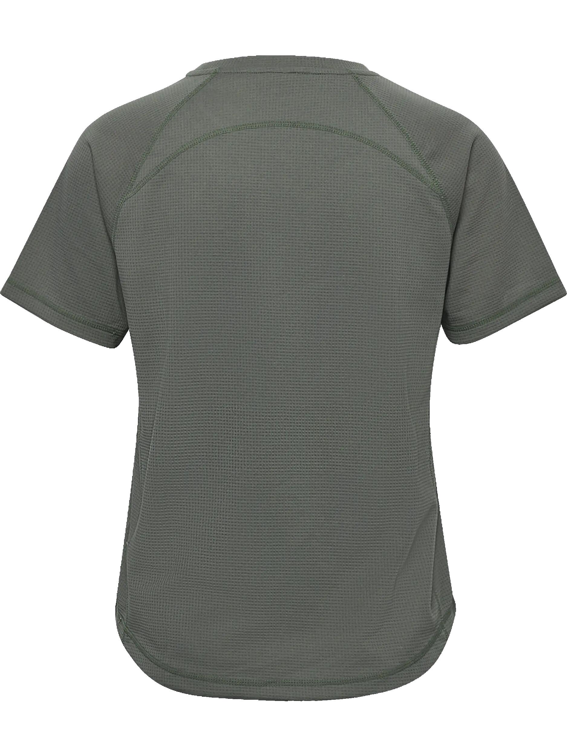 hummel T-shirt hmlMOMENTUM W S/S en polyester recyclé texturé – CASTOR GRAY 2/4
