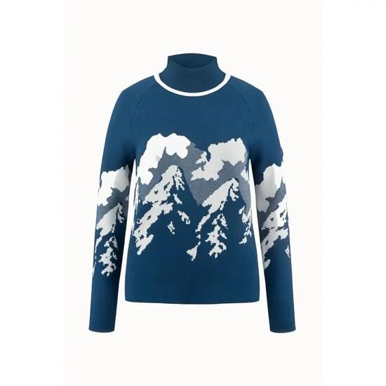 Pull - sportswear - femme - Ambre - bleu