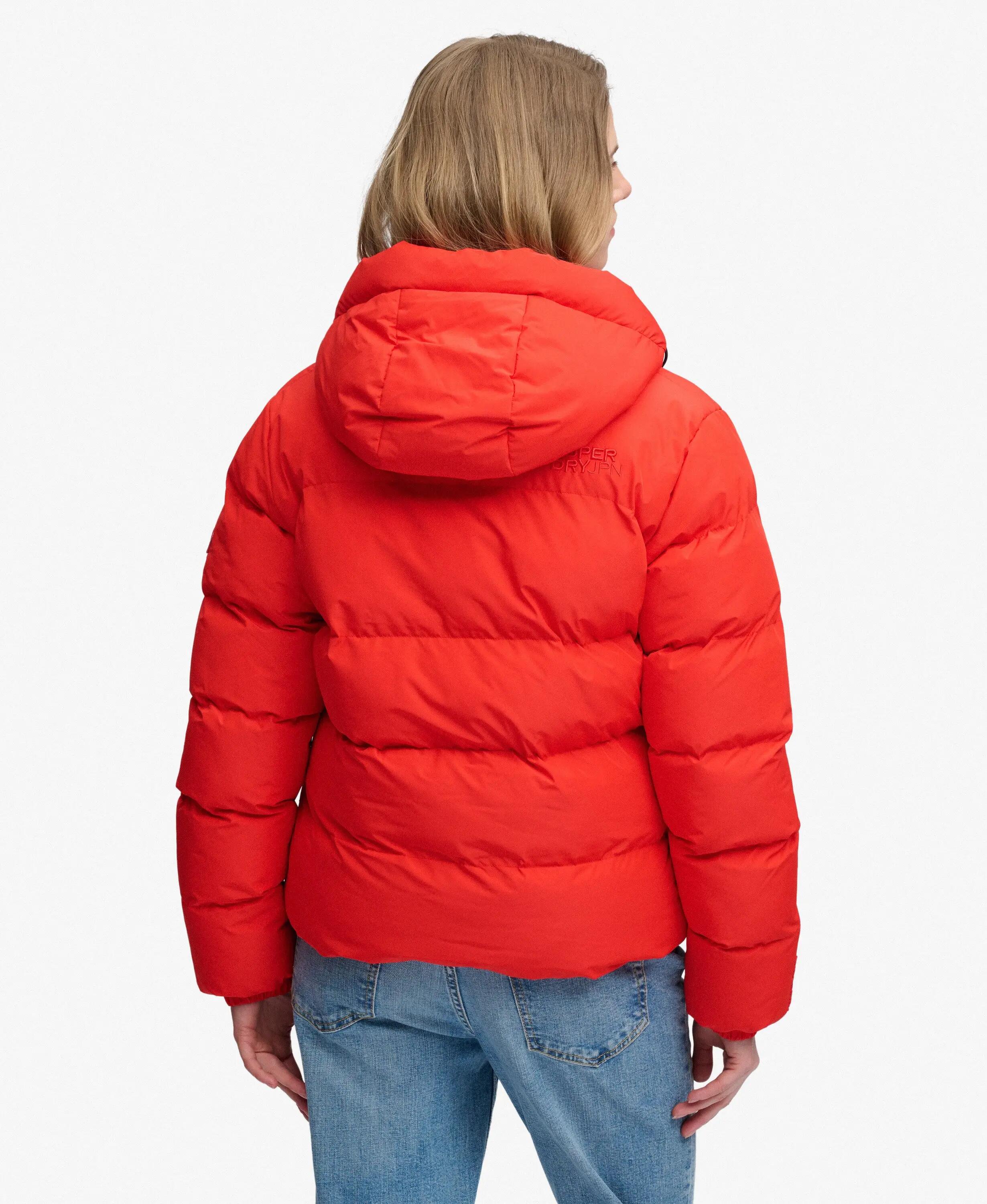 superdry Piumino sport con cappuccio in poliestere riciclato – Apple Red 6/6