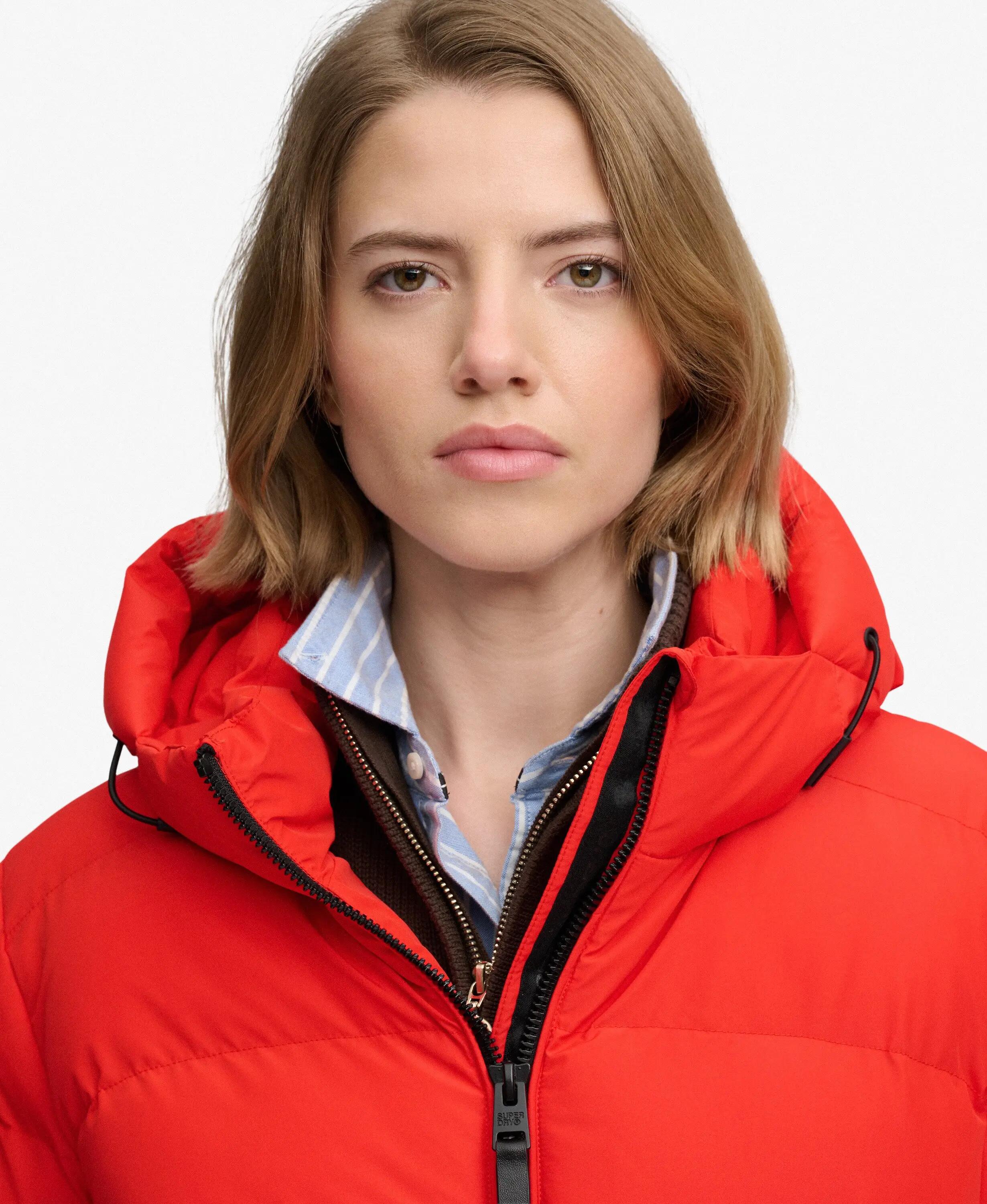 superdry Piumino sport con cappuccio in poliestere riciclato – Apple Red 4/6