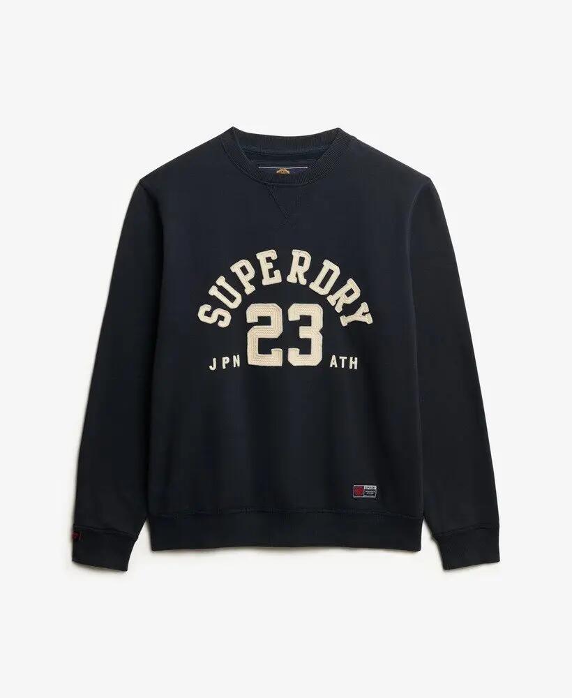 superdry Sweat Vintage Athletic Crew em algodão – ECLIPSE NAVY 5/5