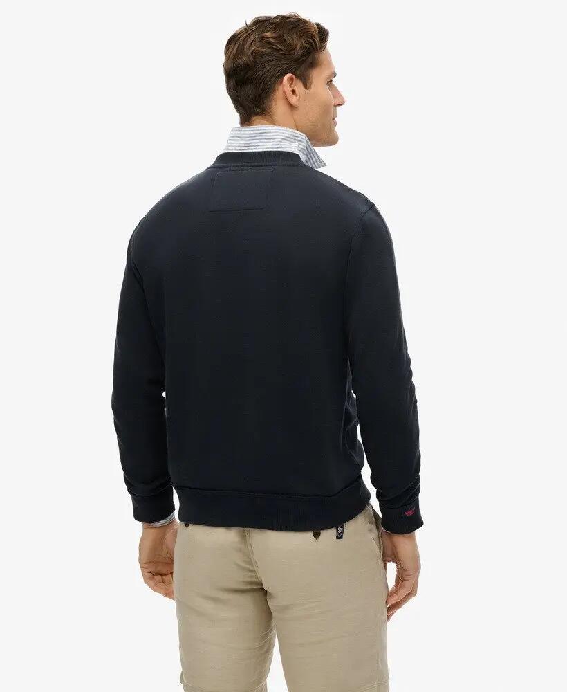 superdry Sweat Vintage Athletic Crew em algodão – ECLIPSE NAVY 3/5