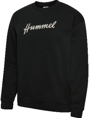 Hummel trainingssweater van biologisch katoen en gerecycled polyester – black