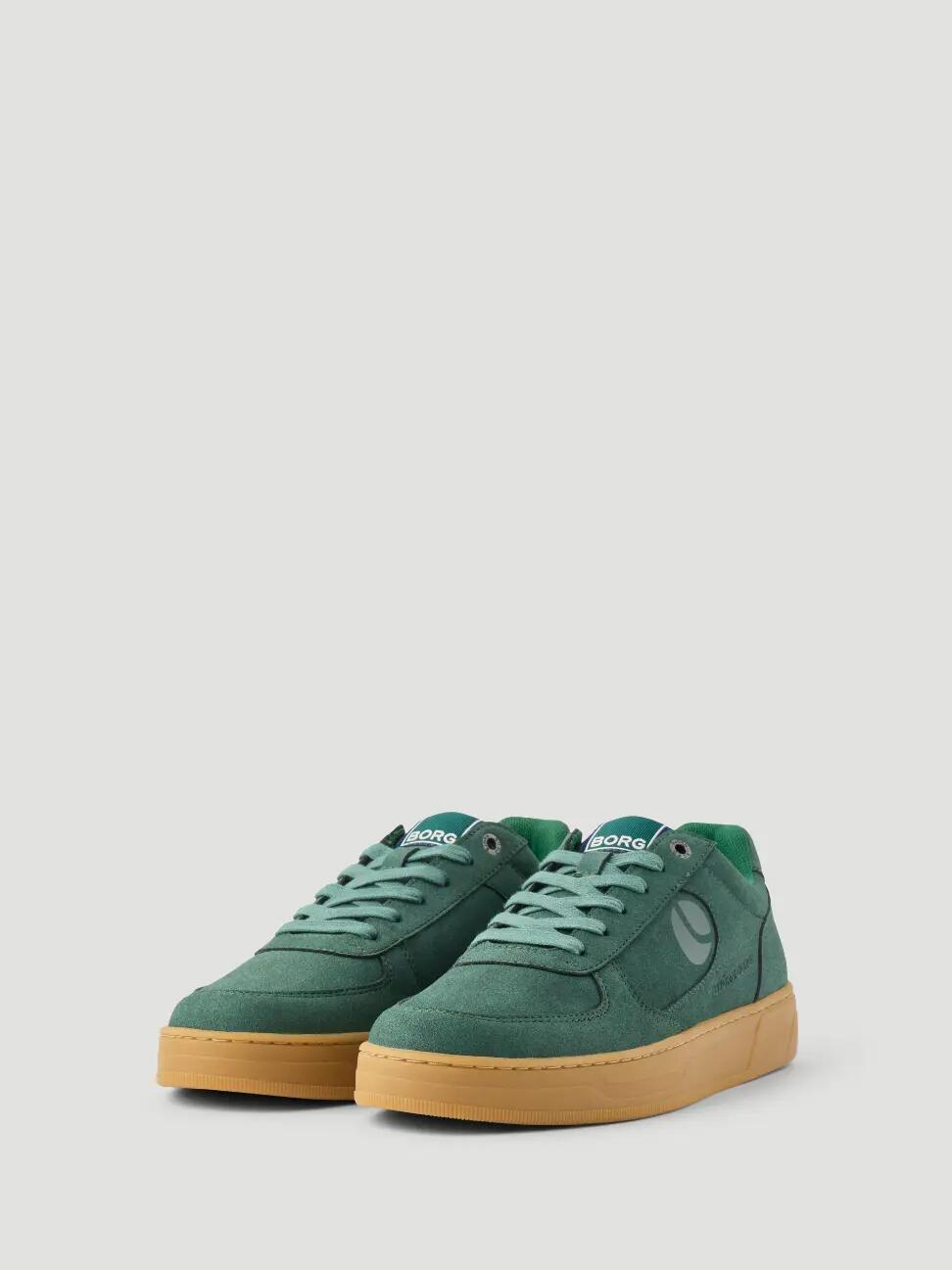 bjorn_borg CHALLENGER LOW MS tennisschoen – GREEN - GUM 2/4