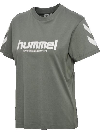 hummel T-shirt manches courtes en coton bio confortable – CASTOR GRAY