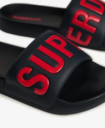 Claquettes Noir Homme Superdry Pool Slide