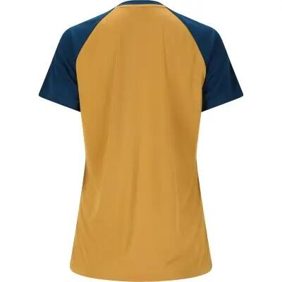 T-shirt donna FZ PR2505 W S/S Tee in poliestere riciclato – 5316 Mustard Gold 2/4