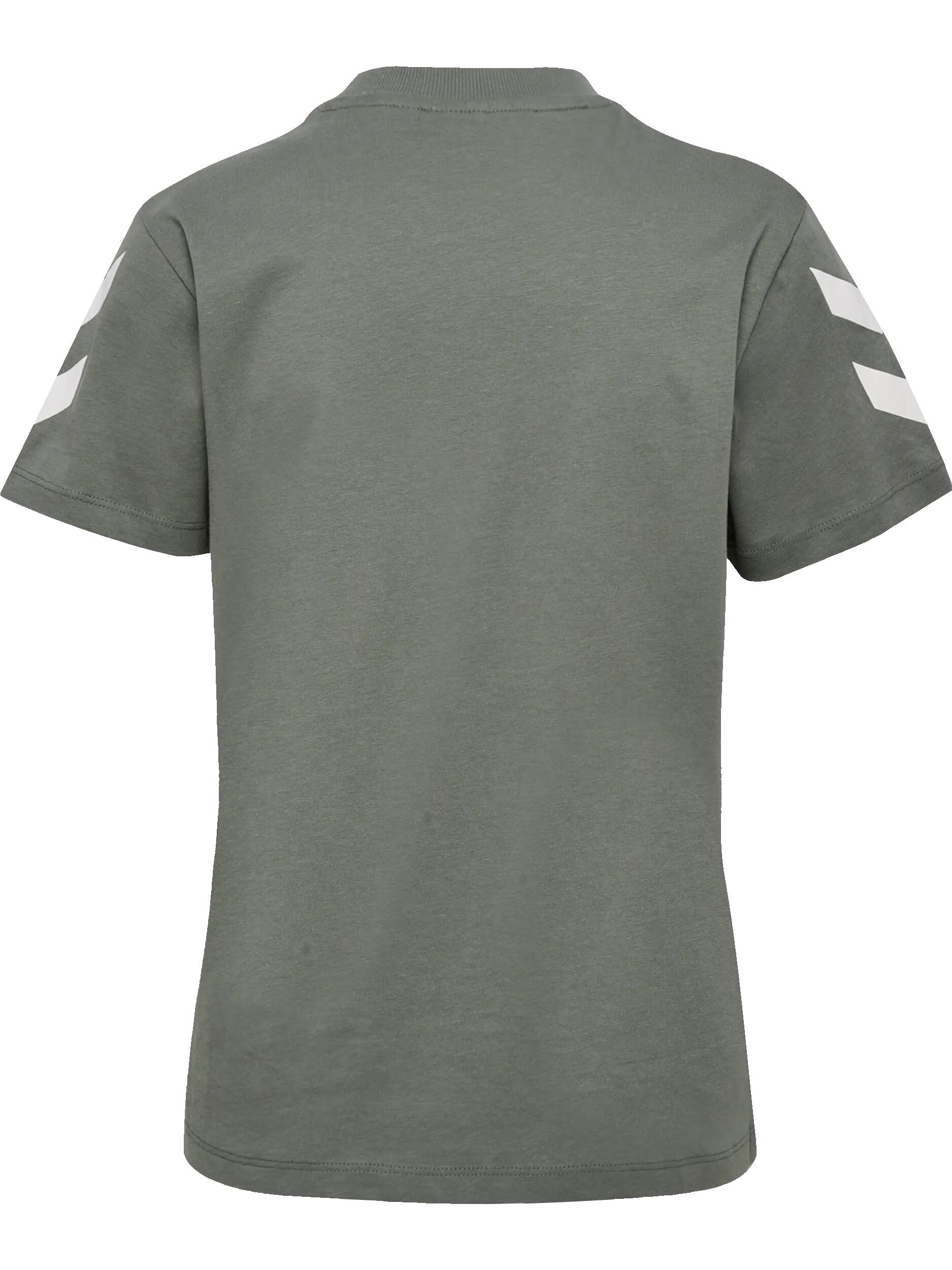 hummel T-shirt manica corta in cotone bio morbido – CASTOR GRAY 2/3