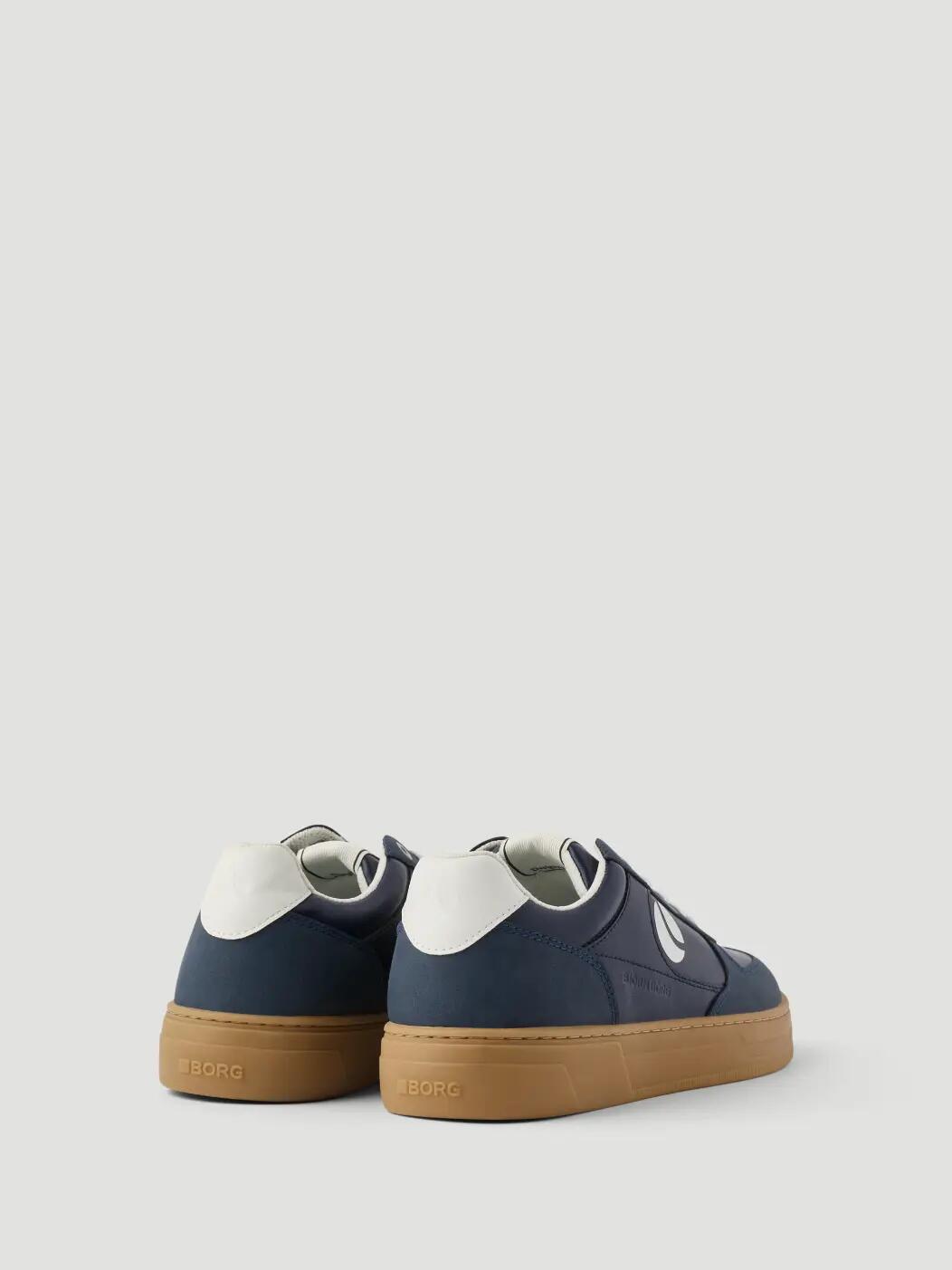 bjorn_borg CHALLENGER LOW PU tennisschoen heren – NAVY 3/4