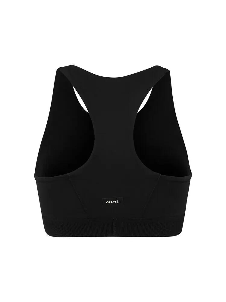 craft Wool Hybrid Sport-BH met merinowollen voering – Black 2/6