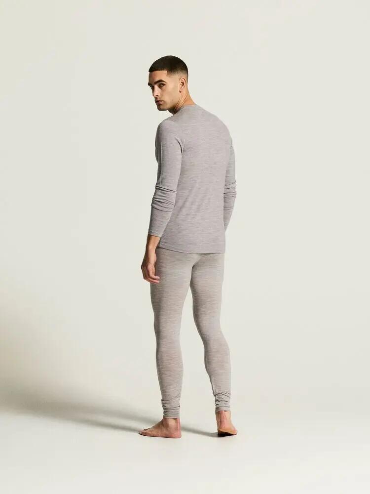 craft Wool 95 LS CN Langarmshirt - Merinowolle-Baselayer – Grey/Melange 4/7